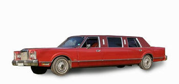 Lincoln Town Car Oldtimer Red
